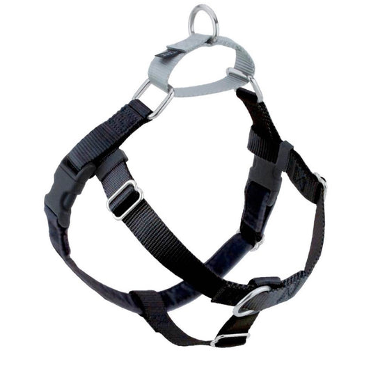 2 Hounds Black Freedom No-Pull Harness