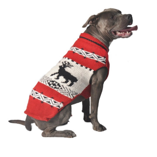 Chilly Dog Sweaters Red Deer Sweater