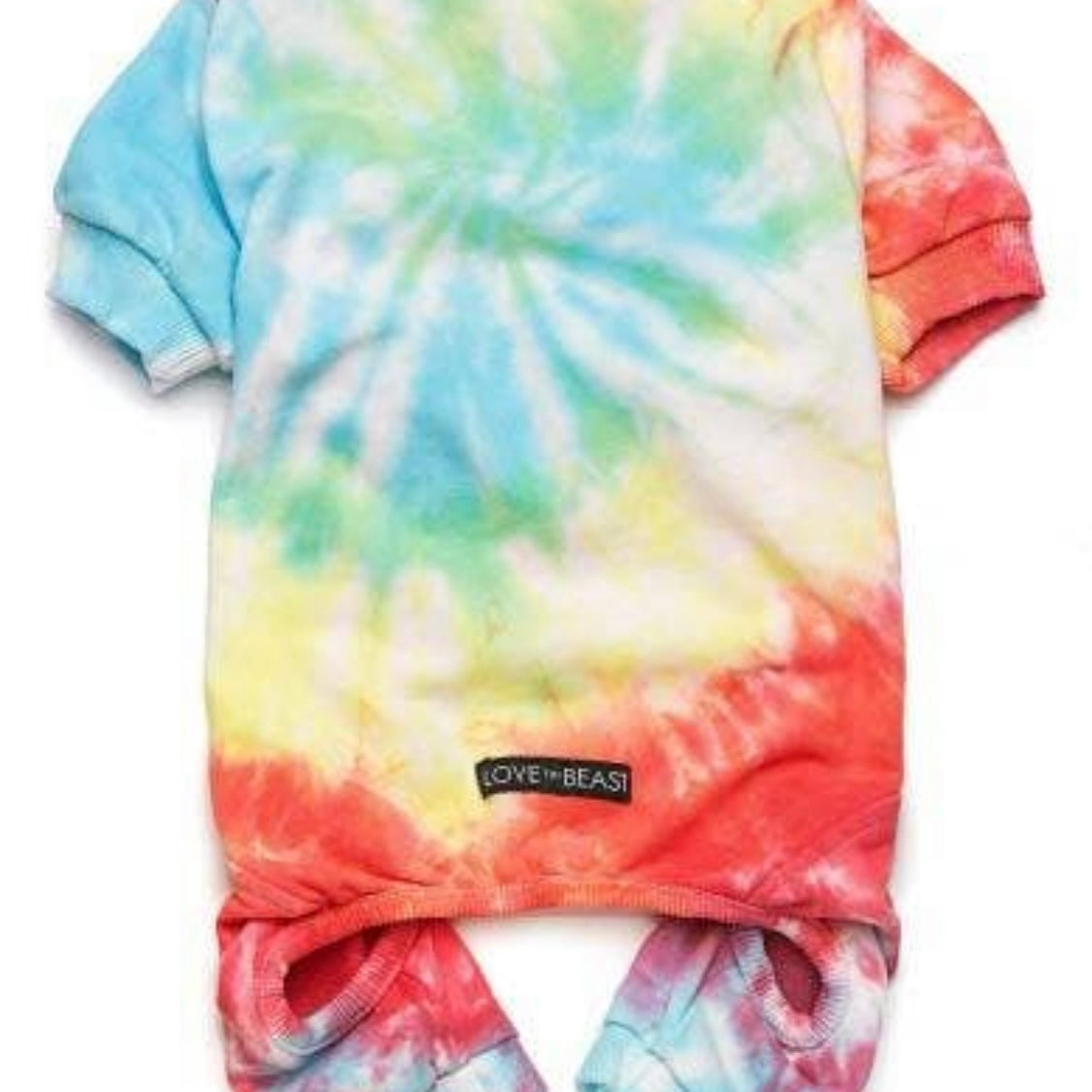 LoveThyBeast Tie Dye Rainbow Onesie