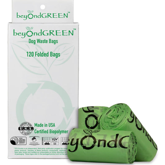Greenline Biodegradable Poop Bags - 8 Roll Pack
